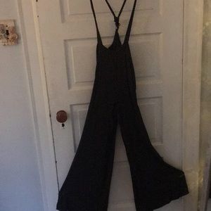 Black and white polka dot pants